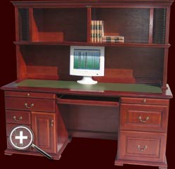 bridgeton desk and hutch